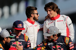 Will Stevens, Manor F1 Team and Roberto Merhi, Manor F1 Team