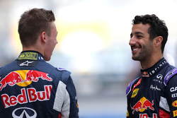 Daniel Ricciardo, Red Bull Racing et Daniil Kvyat, Red Bull Racing