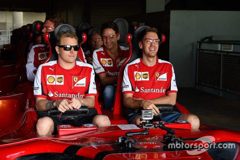 Kimi Raikkonen and Sebastian Vettel, Ferrari