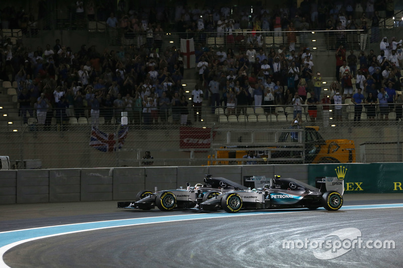 Nico Rosberg and Lewis Hamilton, Mercedes AMG F1 W06