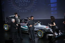 Lewis Hamilton, Mercedes AMG F1, Bernie Ecclestone, Toto Wolff, Mercedes AMG F1-aandeelhouder en Exe