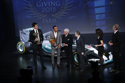 Lewis Hamilton, Mercedes AMG F1, Bernie Ecclestone, Toto Wolff, Mercedes AMG F1-aandeelhouder en Exe