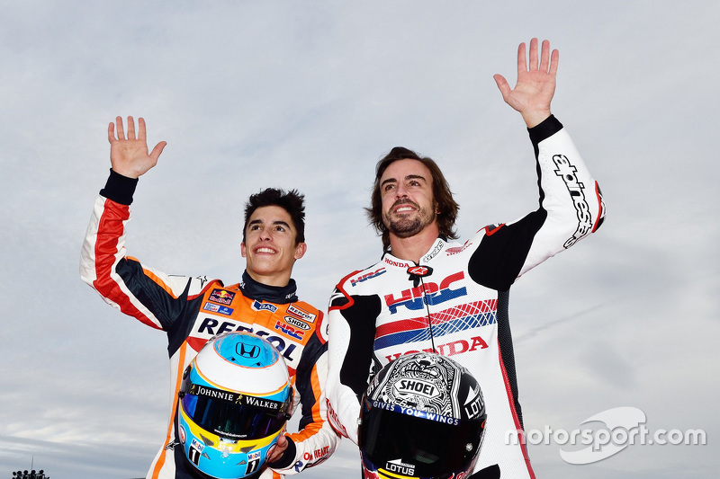 Marc Marquez en Fernando Alonso
