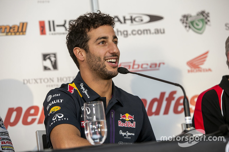 Daniel Ricciardo lors de la conférence de presse