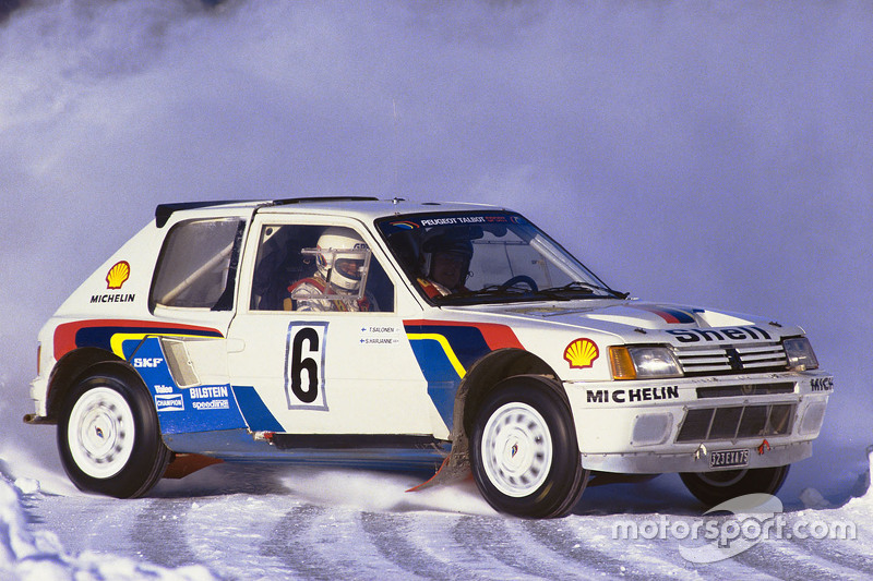 Timo Salonen und Seppo Harjanne, Peugeot 205 T16