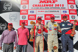 Podium: Winner Alessio Picariello, second place Pietro Fittipaldi, third place Nikita Troitskiy
