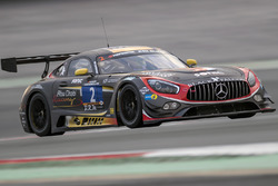 #2 Abu Dhabi Racing Black Falcon Mercedes AMG GT3: Khaled Al Qubaisi, Hubert Haupt, Jeroen Bleekemol