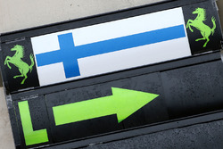 Pit board signs for Kimi Raikkonen, Ferrari
