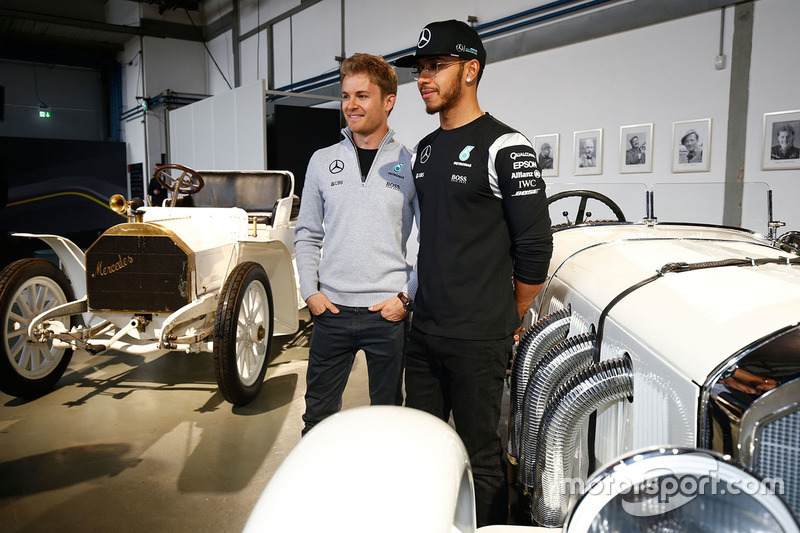 Lewis Hamilton, Mercedes AMG F1 Team y Nico Rosberg, Mercedes AMG F1 Team