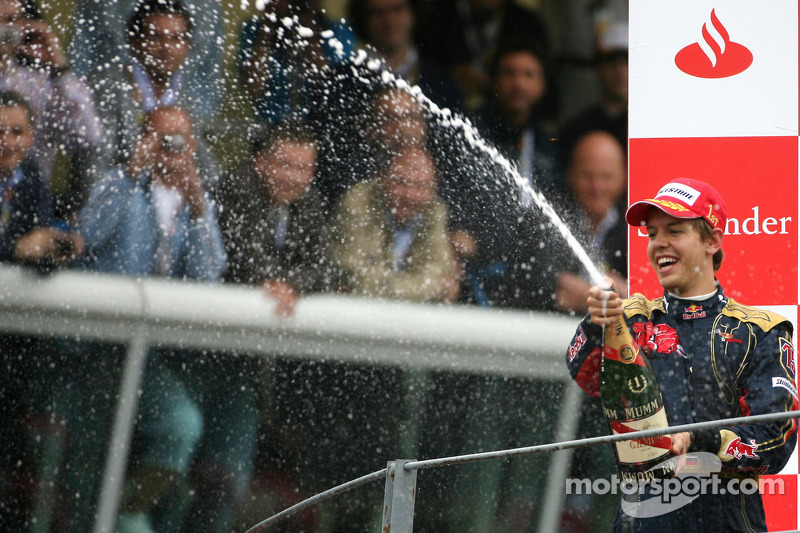 Podium: 1. Sebastian Vettel, Toro Rosso