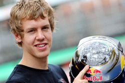 Sebastian Vettel et son nouveau casque
