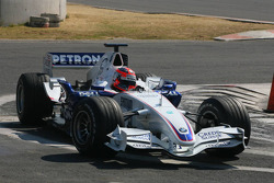 Démonstration de conduite avec Robert Kubica, BMW Sauber F1 Team