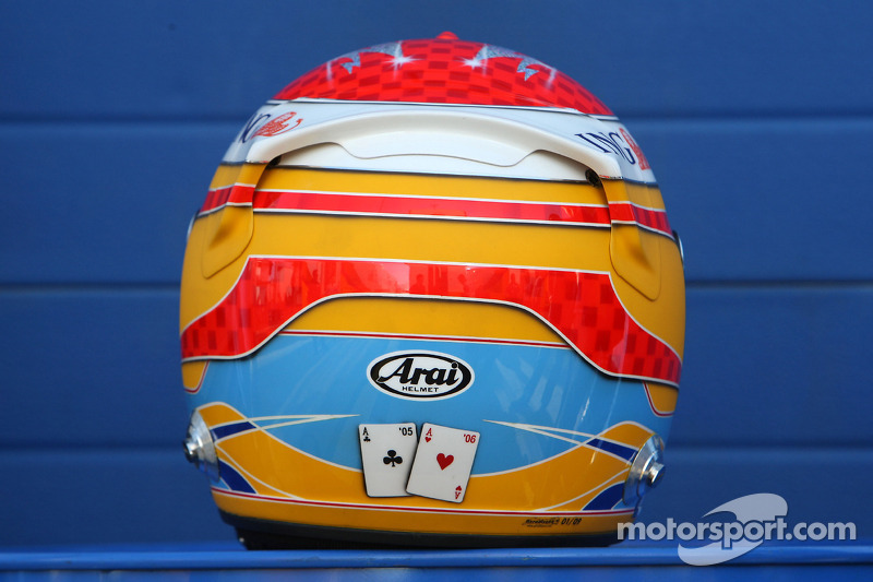 Casco de Fernando Alonso en 2009