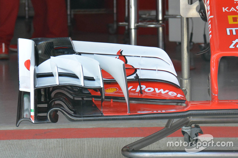Ferrari SF16-H, la nuova ala anteriore