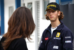 Romain Grosjean, Renault F1 Team ve kız arkadaşı Marion Jolles