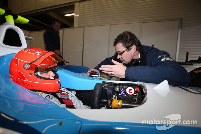 Michael Schumacher teste une GP2