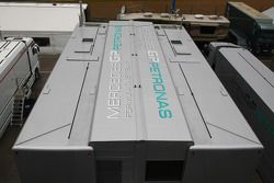 Camiones de Mercedes GP Petronas