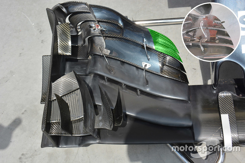 McLaren MP4-31: Frontflügel, Vergleich