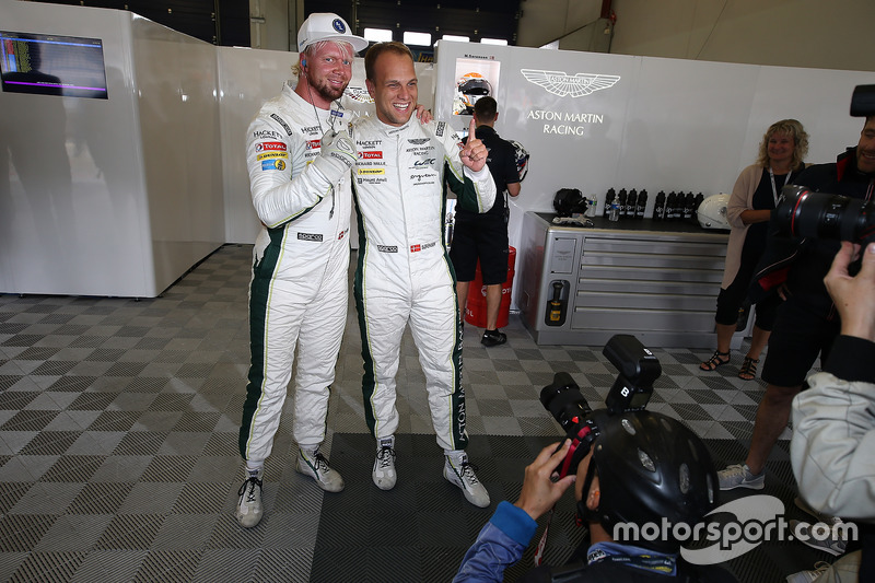 Ganador de la pole GTE AM Class: #95 Aston Martin Racing Aston Martin Vantage GTE: Marco Sorensen, Nicki Thiim